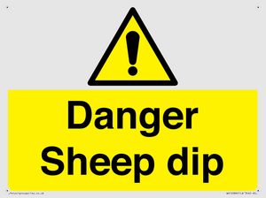 Danger Sheep dip